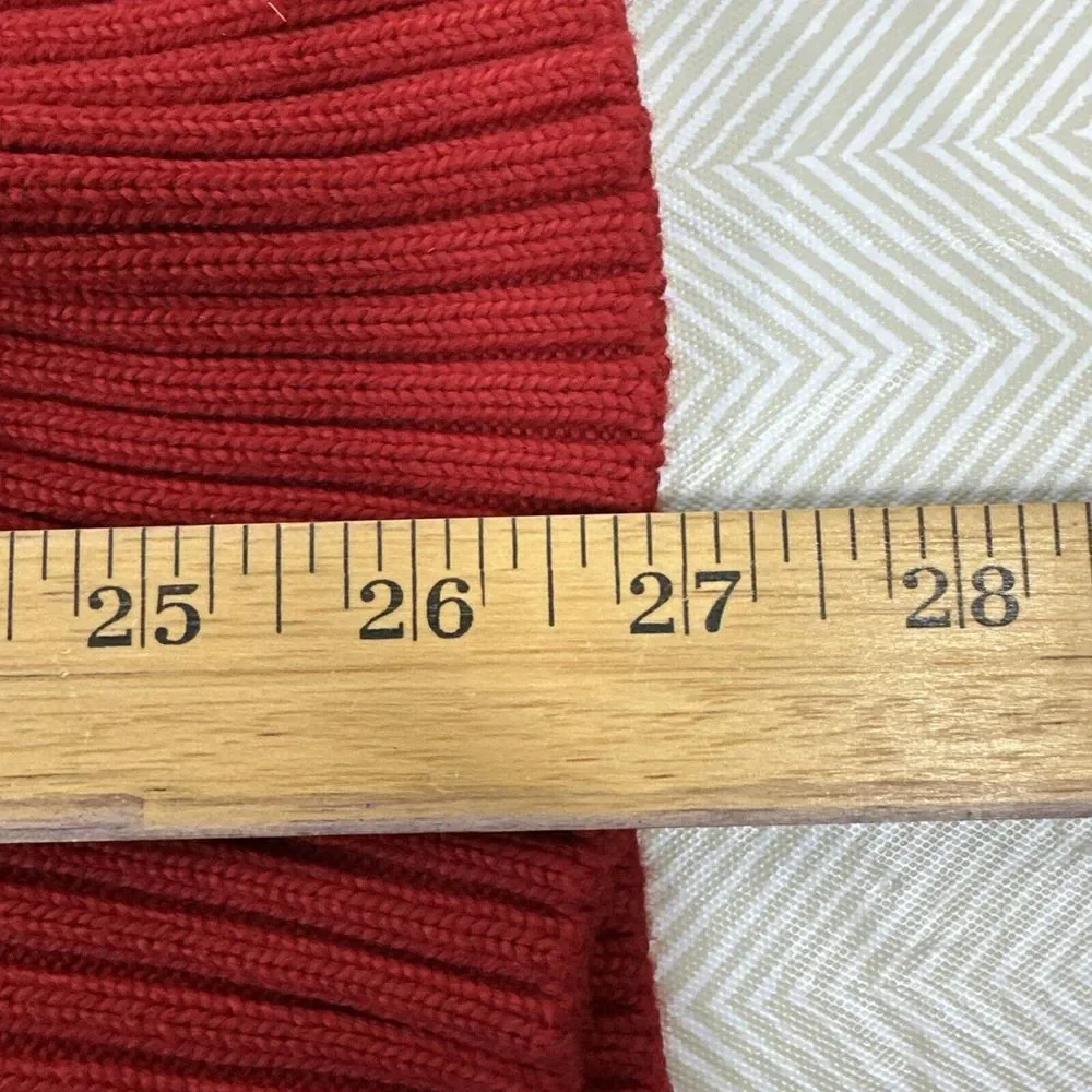 Polo Ralph Lauren‎ Quarter Zip Sweater Mens XL Red Cotton Pony Logo Mock Neck